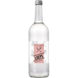 Glazen fles met 750 ml bronwater