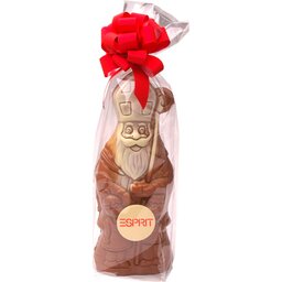 Grote Logo Sint in witte, pure of melk chocolade