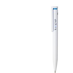 GRS Recycled Pen wit lichtblauw
