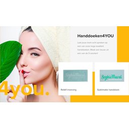 Handdoeken 4YOU - maatwerk bedrukt