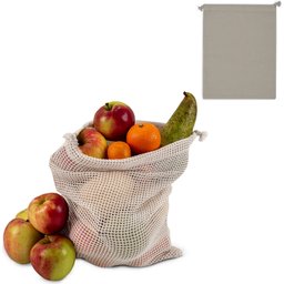 Herbruikbaar Groente & Fruit Zakje Oeko-Tex® Katoen 25 x 30 cm-voorbeeld