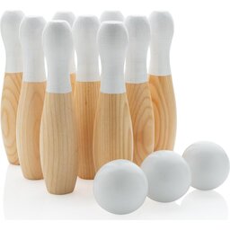 Houten skittles set