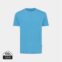 Iqoniq Bryce gerecycled katoen t-shirt blauw