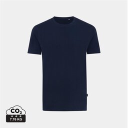 Iqoniq Bryce gerecycled katoen t-shirt donkerblauw