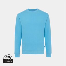 Iqoniq Zion gerecycled katoen sweater blauw