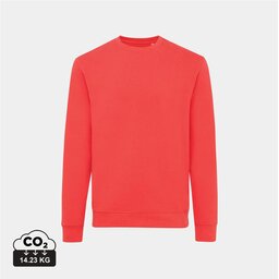 Iqoniq Zion gerecycled katoen sweater rood