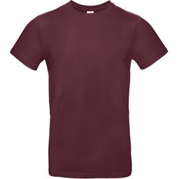 Jersey katoenen T-shirt-burgundy