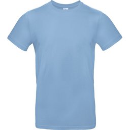 Jersey katoenen T-shirt-hemelblauw