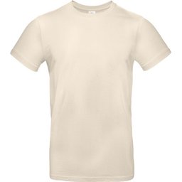 Jersey katoenen T-shirt-naturel