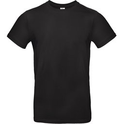 Jersey katoenen T-shirt-zwart