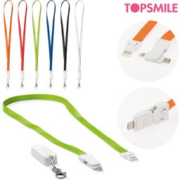 Keycord en oplaadkabel kabel 3-in-1