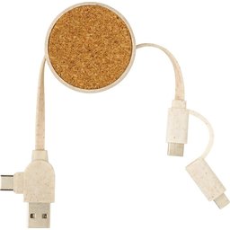 Kurk 6-in-1 oprolbare kabel -voorbeeld