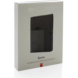 Kyoto notitieboek met 5W draadloze 4.000 mAh powerbank -verpakking