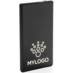 Light up logo powerbank - 4000 mAh