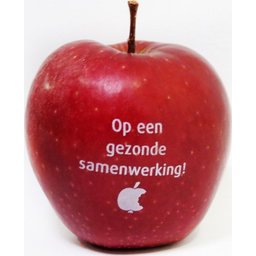Logo appel bedrukken appels
