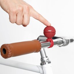 Magnetische fietsbel Nello rood