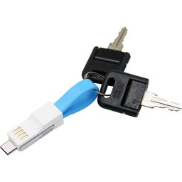 Magnetische usb oplaadkabel sleutelhanger