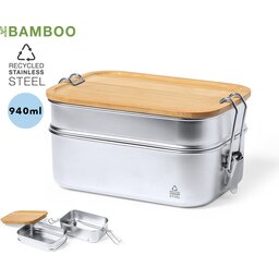 Maxi lunchbox RVS Bamboo