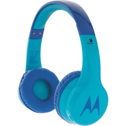 Motorola JR 300 kids wireless safety hoofdtelefoon-blauw-gepersonaliseerd