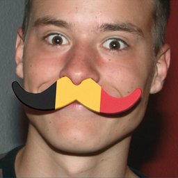 Moustache voor supporters