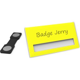 Naambadge Color geel