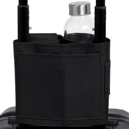 Norländer Trolley Bottle Sleeve 600D-zwart zijkant