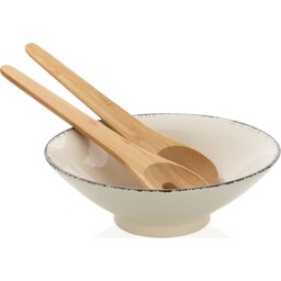 Ukiyo slakom met bamboe saladebestek