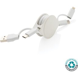 RCS standaard recycled plastic and TPE 6 in 1 kabel
