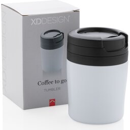 Coffee to go mok uit staal - 160 ml bedrukken