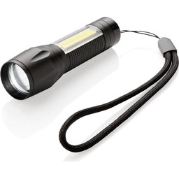 LED 3W focus zaklamp met COB