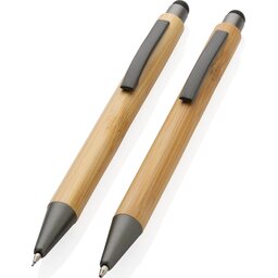 FSC® bamboe moderne pennenset in doosje
