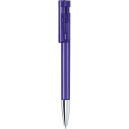 Pen Liberty Clear met metalen punt violet