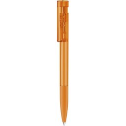 Pen Liberty Clear Softgrip oranje