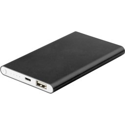 Platte aluminium powerbank - 4.000 mAh