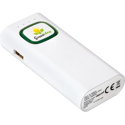 Powerbank met COB Led zaklamp - 2600 mAh bedrukken