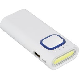 Powerbank met COB Led zaklamp