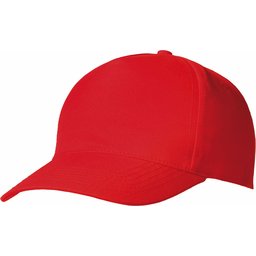 Promocap 5 panel cap rood