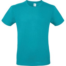 Ringgesponnen T-shirt-echt turquoise