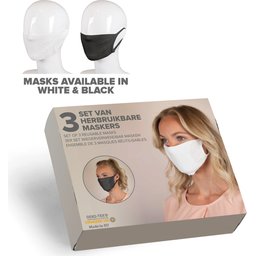 Set van 3 maskers in geschenkdoos