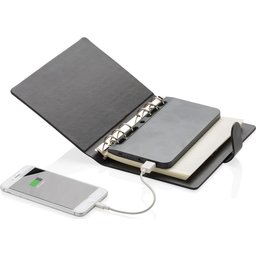 Standard notitieboek met uitneembare powerbank - 4000 mAh