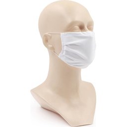 Stoffen mondmasker in kleur wit - Wasbaar - voor kinderen