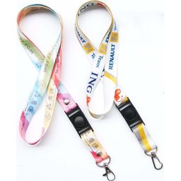 Sublimation lanyard met buckle