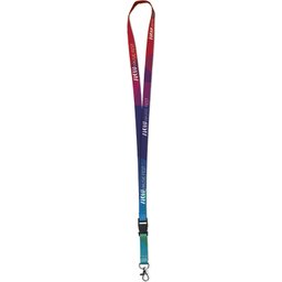 Sublimation lanyard met buckle bedrukt