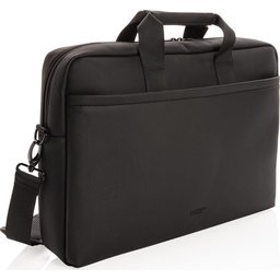 Swiss Peak deluxe vegan lederen laptop tas PVC vrij