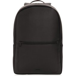 Swiss Peak deluxe vegan lederen laptoprugzak PVC vrij-voorzijde