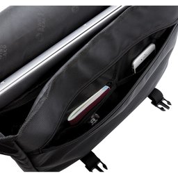 Swiss Peak RFID 15" laptop messenger tas PVC vrij -openbinnenzijde