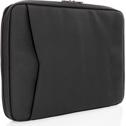 Swiss Peak vegan lederen laptop sleeve werkstation PVC vrij-achterzijde