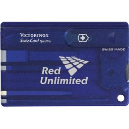 Swisscard Victorinox Quattro blauw