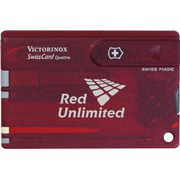 Swisscard Victorinox Quattro rood