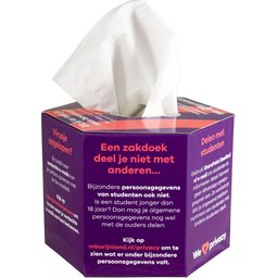 Tissue box hexagon bedrukken